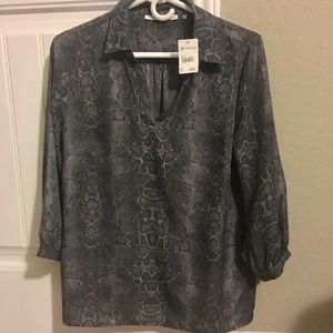 NWT Animal print top